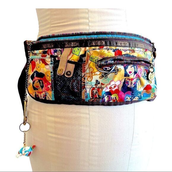*HOST PICk*Toki Doki- LeSportsac pirate design waist bag multi compartments-toy - Picture 1 of 14